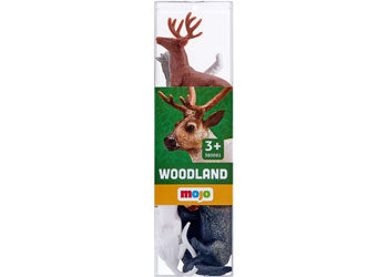 Mojo - Woodland 12pc Assorted Animals - Modern Brands Australia