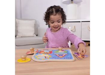 M&D - Ms. Rachel Jumbo Knob Puzzle - Modern Brands Australia