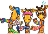 Orchard Game - Giraffes in Scarves - Modern Brands Australia