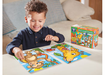 Orchard Jigsaw - First Jungle Friends 2 x 12 pc - Modern Brands Australia