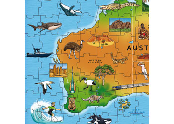 Orchard Jigsaw - Map of Australia & New Zealand - Modern Brands Australia