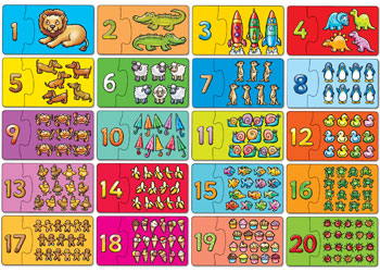 Orchard Jigsaw - Match and Count 20pc - Modern Brands Australia