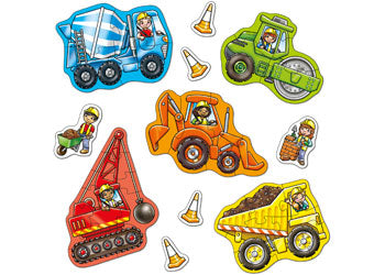 Orchard Jigsaw - Big Wheels 4 x 8pc - Modern Brands Australia