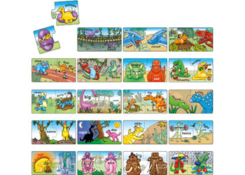 Orchard Jigsaw - Dino Opposites 20 x 2 pc - Modern Brands Australia
