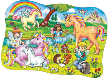 Orchard Jigsaw - Unicorn Friends & Poster 50pc - Modern Brands Australia