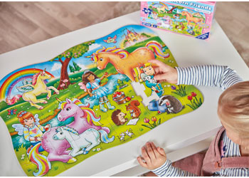 Orchard Jigsaw - Unicorn Friends & Poster 50pc - Modern Brands Australia
