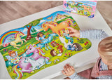 Orchard Jigsaw - Unicorn Friends & Poster 50pc - Modern Brands Australia