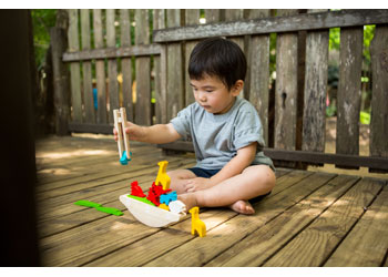 PlanToys - Balancing Boat - Modern Brands Australia