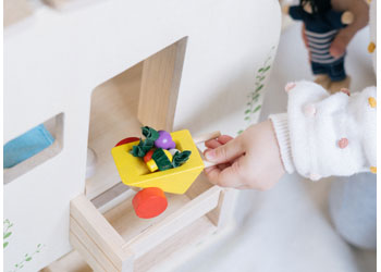 PlanToys - GREEN DOLLHOUSE WITH FURNITURE - Modern Brands Australia