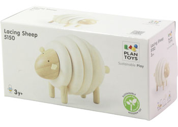 PlanToys - Lacing Sheep - Modern Brands Australia