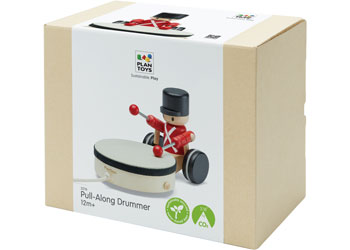 PlanToys - Pull-Along Drummer - Modern Brands Australia