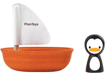 PlanToys - Sailing Boat-Penguin - Modern Brands Australia