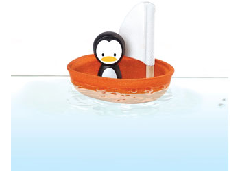 PlanToys - Sailing Boat-Penguin - Modern Brands Australia