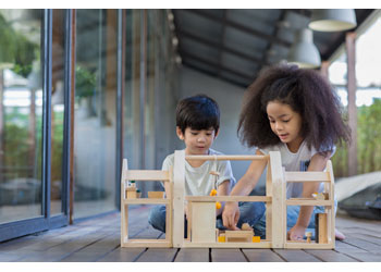 PlanToys - SLIDE N GO DOLLHOUSE - Modern Brands Australia