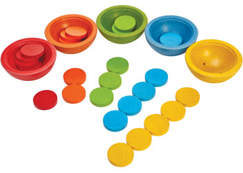 PlanToys - Sort & Count Cups - Modern Brands Australia