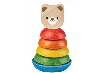 Plan Toys - STACKING RING - BEAR - Modern Brands Australia