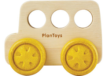 Plan Toys - TIMBER TRAIL BUS - Modern Brands Australia