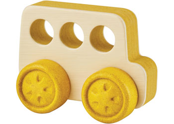 Plan Toys - TIMBER TRAIL BUS - Modern Brands Australia