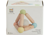 Plan Toys - Triangle Clutching Toy Pastels - Modern Brands Australia