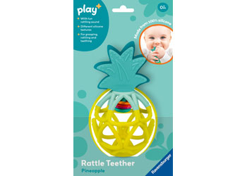 Play+ Rattle Teether: Pineapple - Modern Brands Australia