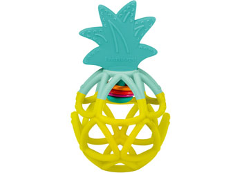 Play+ Rattle Teether: Pineapple - Modern Brands Australia