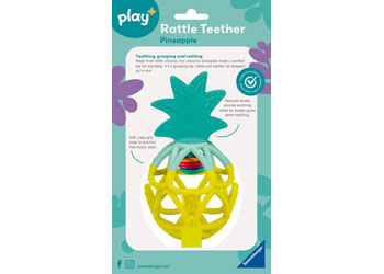 Play+ Rattle Teether: Pineapple - Modern Brands Australia