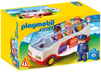 Playmobil - 1.2.3 Airport Shuttle Bus - Modern Brands Australia