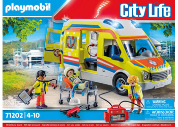 Playmobil - Ambulance with Lights and Sound - Modern Brands Australia