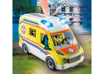 Playmobil - Ambulance with Lights and Sound - Modern Brands Australia