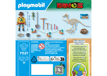 Playmobil - Archaeological dig with dinosaur skele - Modern Brands Australia