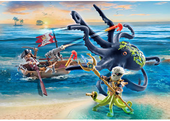 Playmobil - Battle against the Giant Octopus - Modern Brands Australia