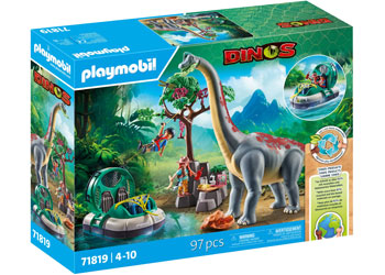 Playmobil - Brachiosaurus with Hovercraft - Modern Brands Australia