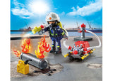 Playmobil - Firefighter with Water Pump - Modern Brands Australia
