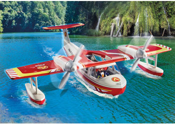 Playmobil - Firefighting plane with extinguishing - Modern Brands Australia