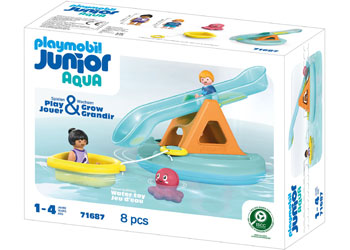 Playmobil - JUNIOR AQUA: Water Seesaw - Boat - Modern Brands Australia