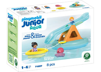Playmobil - JUNIOR AQUA: Water Seesaw - Boat - Modern Brands Australia