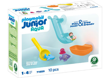 Playmobil - JUNIOR AQUA: Water Slide-Sea Animal - Modern Brands Australia