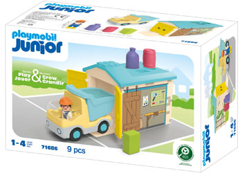 Playmobil - JUNIOR: Construction Truck - Modern Brands Australia