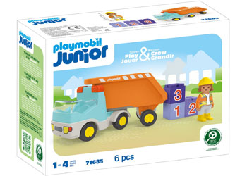 Playmobil - JUNIOR: Dump Truck - Modern Brands Australia