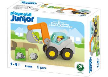 Playmobil - JUNIOR: Shovel Excavator - Modern Brands Australia