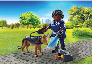 Playmobil - Policeman with Sniffer Dog - Modern Brands Australia