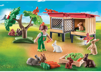 Playmobil - Rabbit Enclosure - Modern Brands Australia