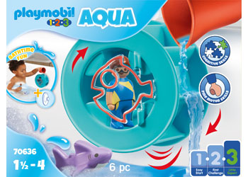 Playmobil - Water Wheel with Baby Shark - Modern Brands Australia