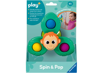 Play+ Spin & Pop: Monkey - Modern Brands Australia