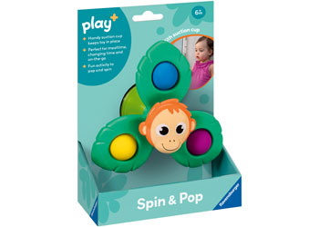 Play+ Spin & Pop: Monkey - Modern Brands Australia