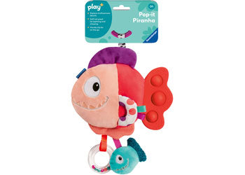 Play+ Pop-it Piranha (red) - Modern Brands Australia
