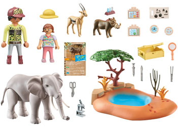 Playmobil - Elephant (with water shoot mechanism) - Modern Brands Australia