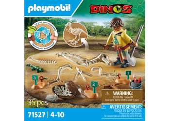 Playmobil - Archaeological dig with dinosaur skele - Modern Brands Australia