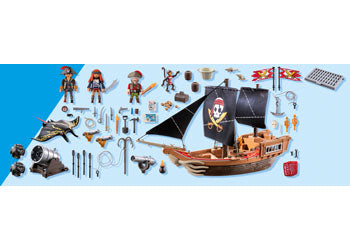 Playmobil - Large Pirate Ship - Modern Brands Australia