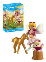 Playmobil - Golden Unicorn Foal with Fairy